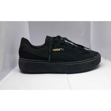 puma en daim noir puma en daim noir