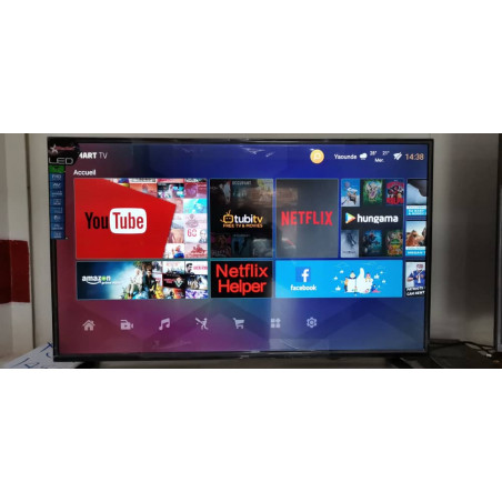 Smart TV LED - 43 pouces - Starsat Full HD - WiFi Intégré - 24 MOIS