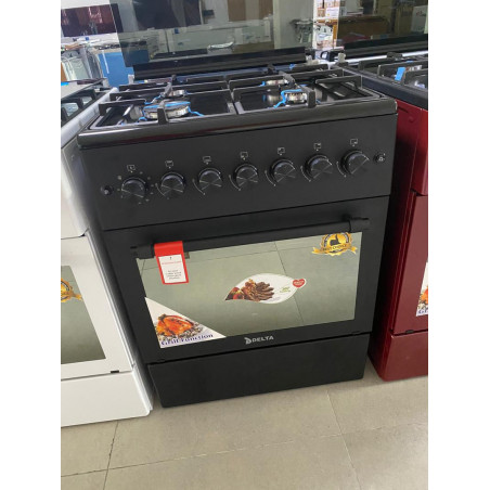 Cuisiniere automatique Delta Trendy 60x60 couleur Noire- Garantie 12 mois