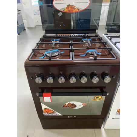 Cuisiniere automatique Delta Trendy 60x60 couleur Marron- Garantie 12 mois