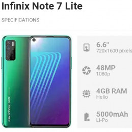 Smartphone Infinix Note 7...
