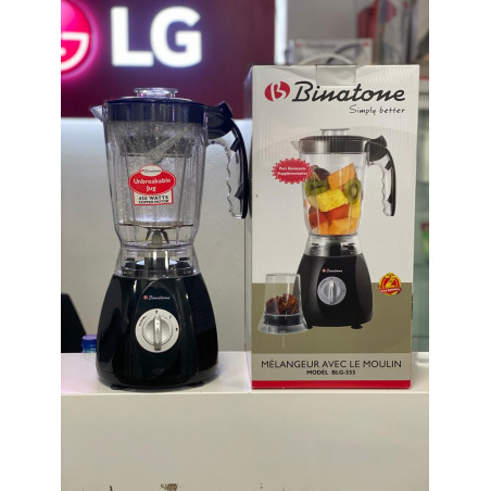 Binatone Mixeur Blender BLG-555 - 1.5 L - Noir - 12 mois