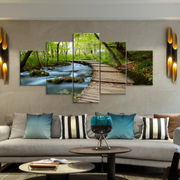 Tableau mural 5 en 1 "Pont...