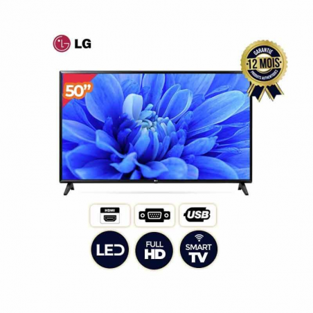 TV Smart LG - 50" - 50UN7340PVC - HDR - WebOS Smart ThinQ AI - 12 Mois