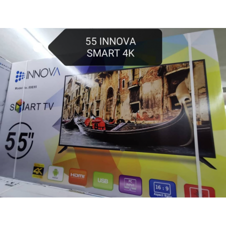 Smart TV LED INNOVA 55" 55S2 - Full HD - Noir - garantie 03 Mois