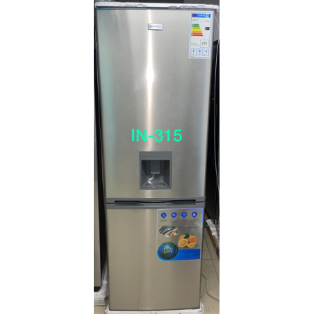 Réfrigérateur Combiné Innova IN-315 gris avec distributeur d'eau