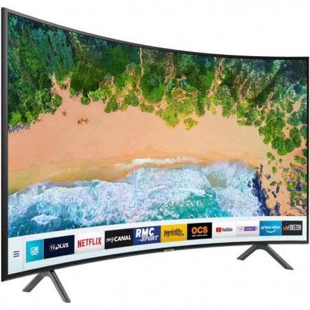 Smart TV incurvée 65 pouces UHD 4K - 6 mois Starsat
