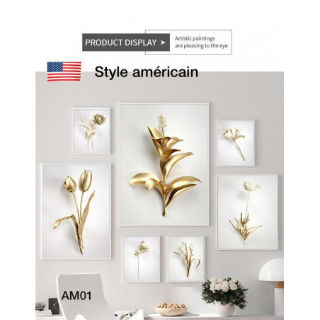 AM01 - Tableau américain de décoration