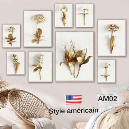 AM02 - Tableau américain de décoration