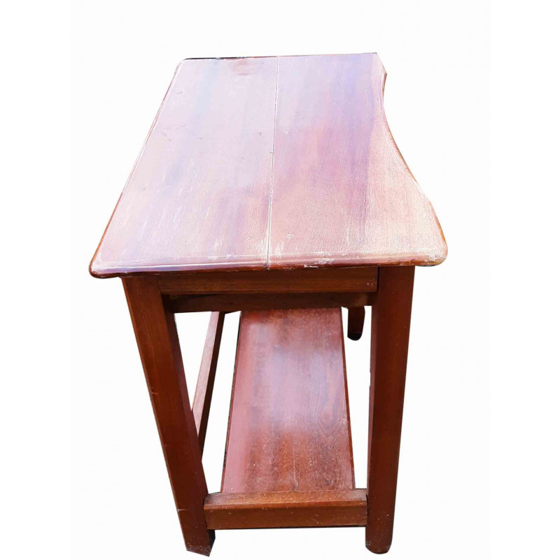 Bureau incurvé avec porte clavier-EMAFMARKET